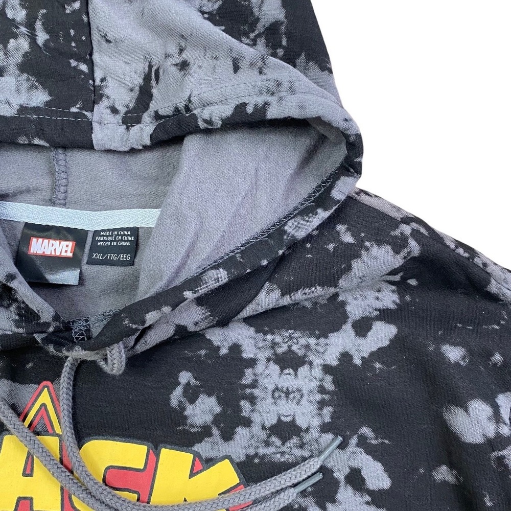 Marvel Black Panther Hoodie Men's XXL Wakanda Forever Collector W/ Pouch Pocket - Picture 3 of 7